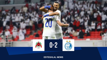 خلاصه بازی الریان 0 - استقلال 2 (صعود استقلال و حذف پرسپولیس)