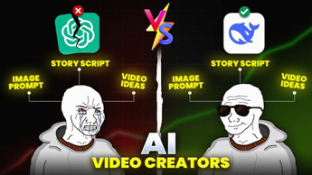 DeepSeek Vs ChatGPT For AI Content Creators | Whats Best for Ai Video in 2025