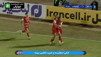 خلاصه بازی چادرملو 0-1 پرسپولیس