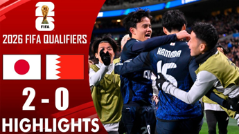 خلاصه بازی ژاپن 2-0 بحرین | انتخابی جام جهانی 2026 - آسیا